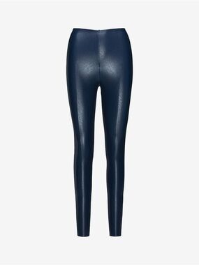 High-Waist black Faux Leather Leggings